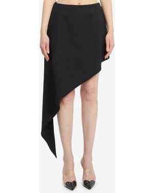 Alaïa Asymmetric Pointed Skirt - Black