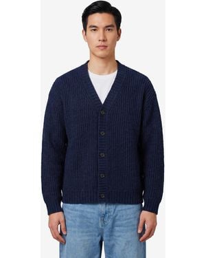 Roberto Collina Wool Cardigan Over - Blue