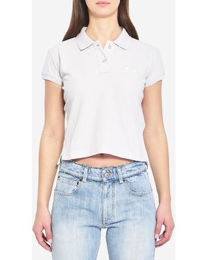 Balenciaga Cotton Piqu Polo - Blue