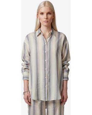 Frankie Shop Peri Fluid Shirt - White