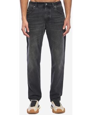 Dolce & Gabbana Regular Denim Trousers - Black