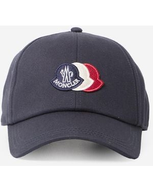 Moncler Tricolour Baseball Cap - Blue