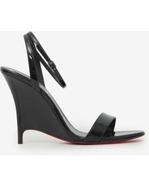 Christian Louboutin Zeezeenella 100 Sandals - Black