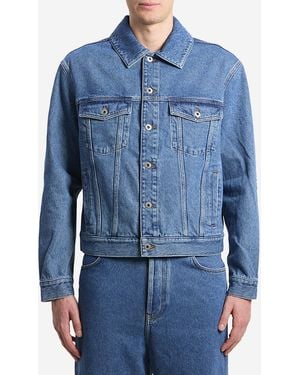 Loewe Anagram Trucker Jacket - Blue