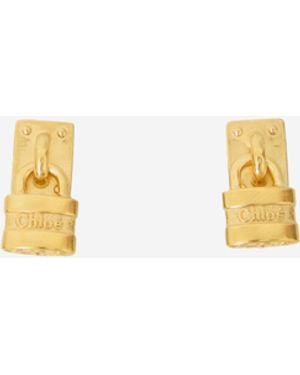 Chloé Orecchini Chlo Mini Paddington - Metallizzato