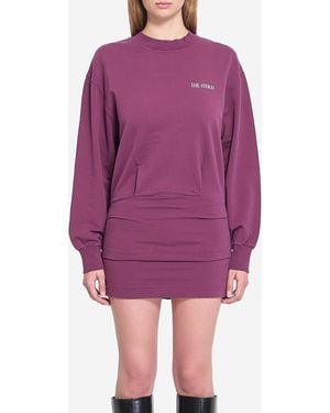 The Attico Mini Abito Burgundy - Viola