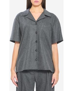 KHAITE Riordan Shirt - Grey