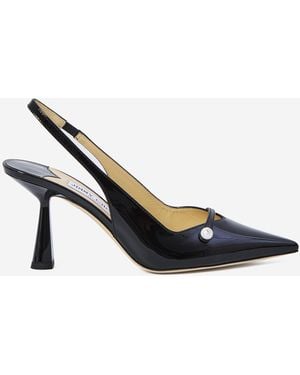 Jimmy Choo Amita 85 Slingback - White