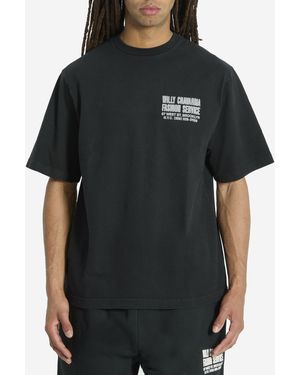 Willy Chavarria Fashion Service Tshirt - Black