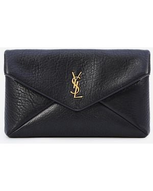 Saint Laurent Envelope Pouch Medium - White
