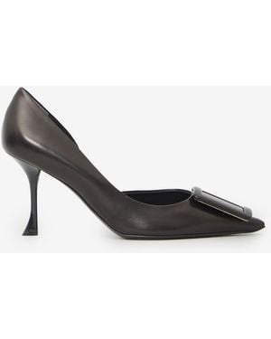 Roger Vivier Dorsay Viv Pumps - White