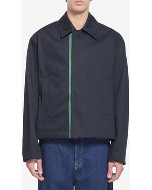 Gucci Cotton Gabardine Jacket - Blue
