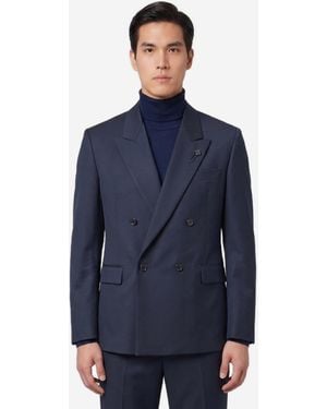 Lardini Dark Feeling Doublebreasted Jacket - Blue