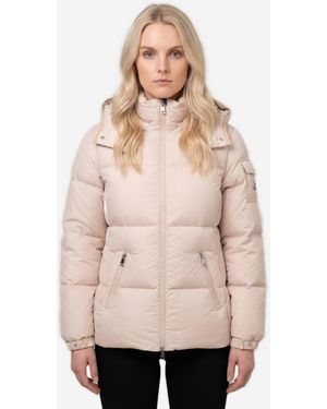 Moncler Fourmines Short Down Jacket - Natural