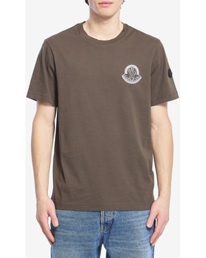 Moncler Cotton Jersey Tshirt - Grey