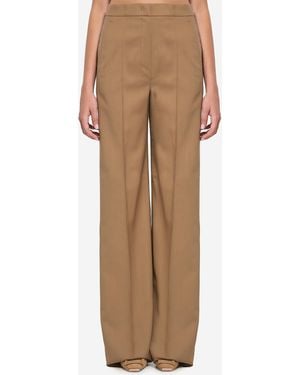 Max Mara Straightleg Pants - Natural