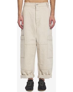 Jacquemus De Nimes Carr Cargo Trousers - Natural