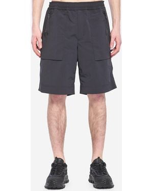 Moncler Technical Crinkle Shorts - Grey