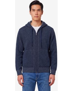 Roberto Collina Felpa Con Zip - Blu