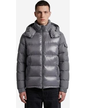 Moncler Short Maya Down Jacket - Grey
