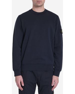 Stone Island Crewneck Sweatshirt - Blue