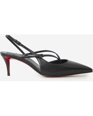 Christian Louboutin Twistissimo Slingback Court Shoes - Black