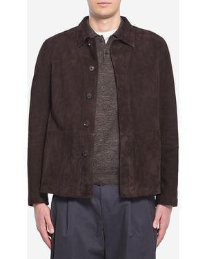 The Row Ulrich Jacket - Brown