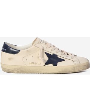 Golden Goose Super Star Trainers - Natural