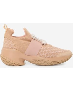 Roger Vivier Sneakers Viv Run Strass - Pink