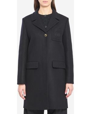 Gucci Batavia Wool Coat - Black