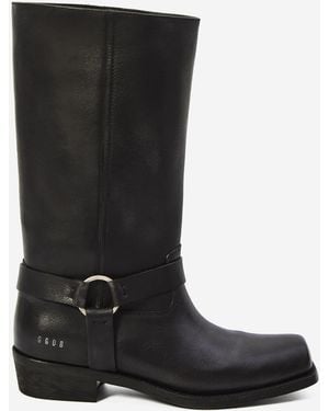 Golden Goose High Biker Boots - Black