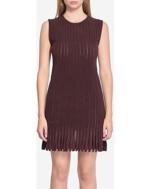 Alaïa Abito A Righe - Viola