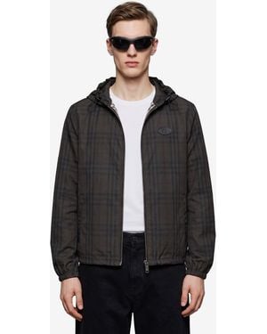 Burberry Giacca Con Cappuccio Newport - Nero