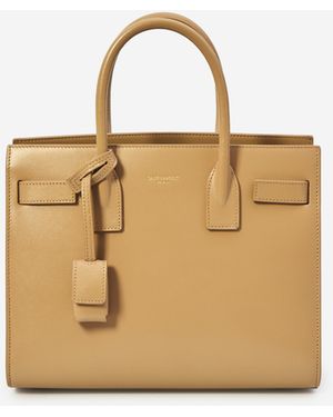 Saint Laurent Sac De Jour Baby Bag - Natural
