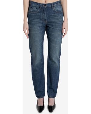 The Row Daciana Cotton Jeans - Blue