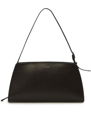 The Row Dalia Baguette Handle Bag - Black