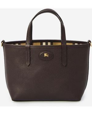 Burberry Mini Reversible Bloomsbury Tote Bag - Brown