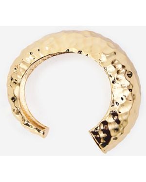 Self-Portrait Hammered Cuff - Metallic
