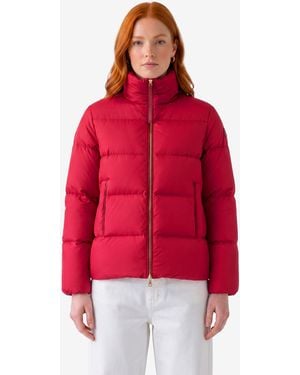 Moncler Piumino Corto Vivantesse - Rosso