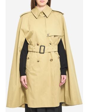 Burberry Belmont Trench Cape - Natural