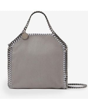 Stella McCartney Borsa Tote Micro Falabella - Grigio
