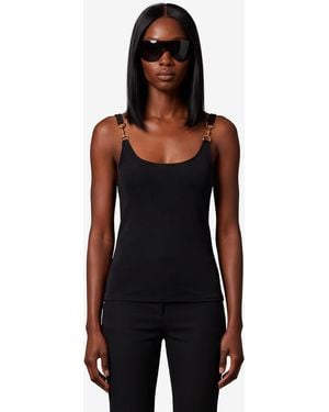 Gucci Viscose Crepe Top - Black