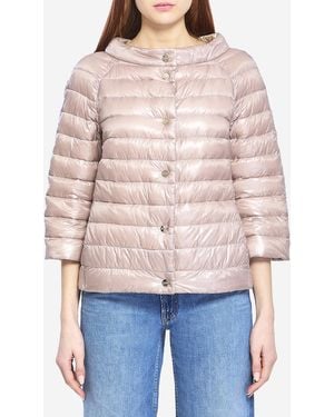 Herno Reversible Short Down Jacket - Red