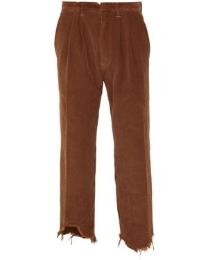 Incotex Velvet Trousers - Brown