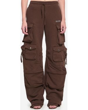 The Attico Pantaloni Cargo Fern Marroni - Marrone