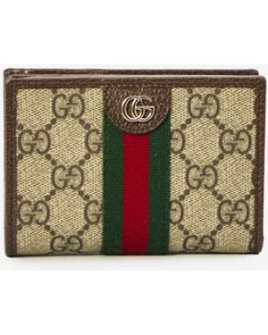 Gucci Ophidia Trifold Wallet - Natural
