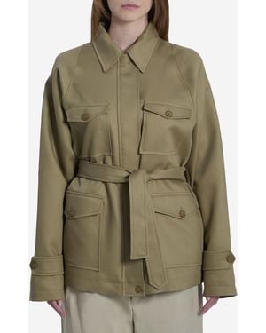Frankie Shop Kelia Utility Jacket - Green