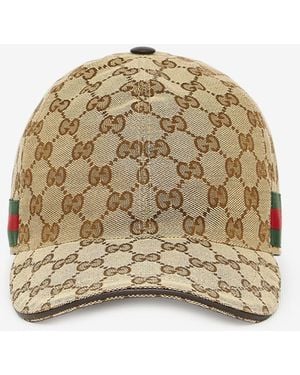 Gucci Cappello Da Baseball Con Web - Neutro