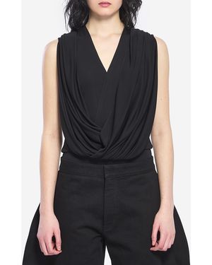 Alaïa Hooded Bodysuit - Black
