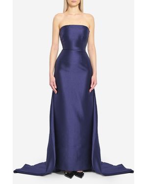 Solace London Imani Maxi Dress - Blue